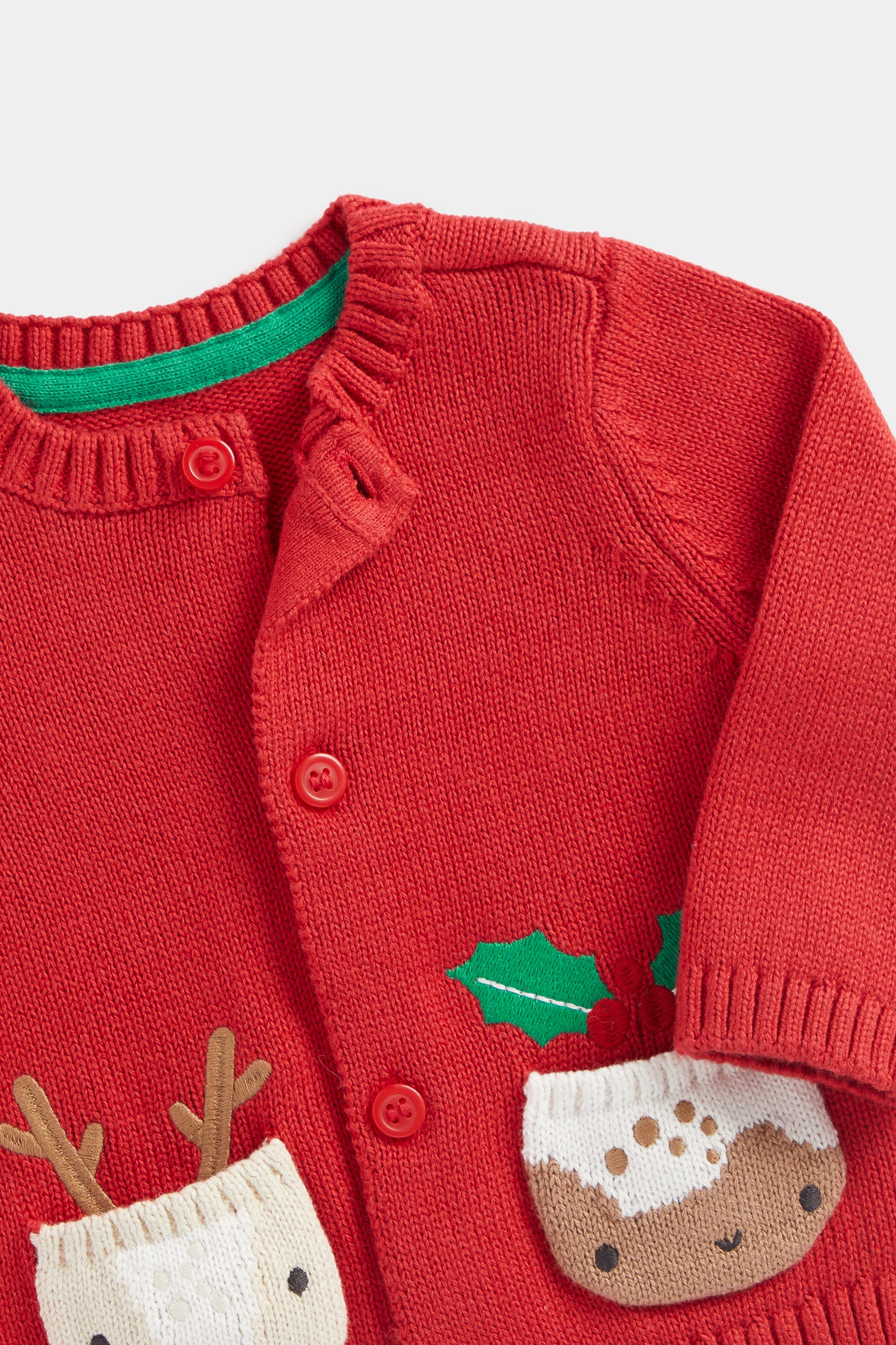 Mothercare Festive Knitted Cardigan