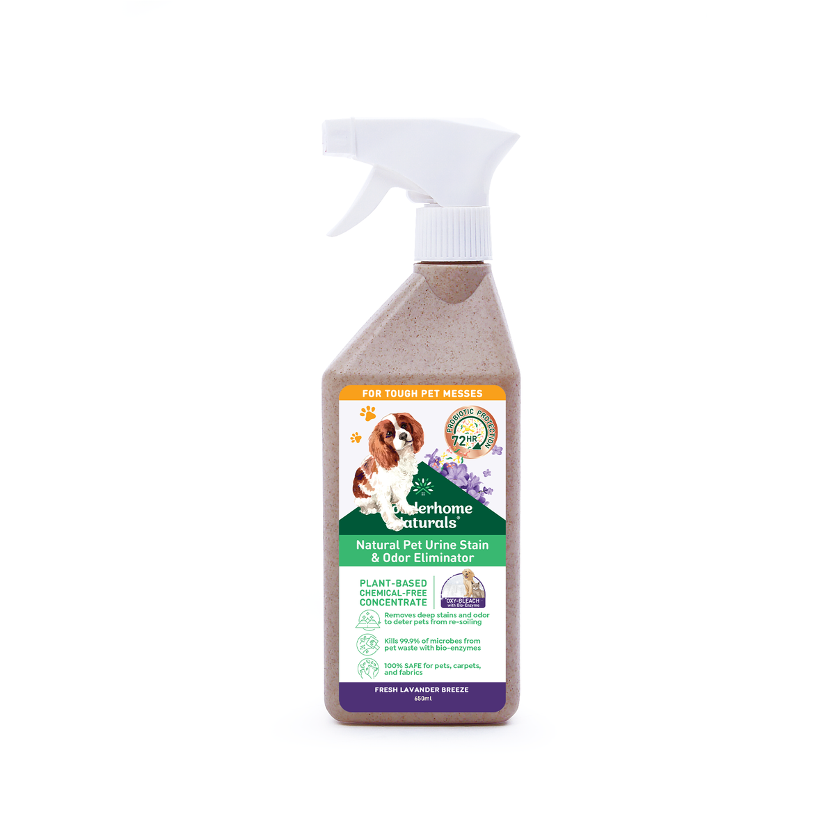 WONDERHOME NATURAL Natural Pet Urine Stain Odor Eliminator 650ml