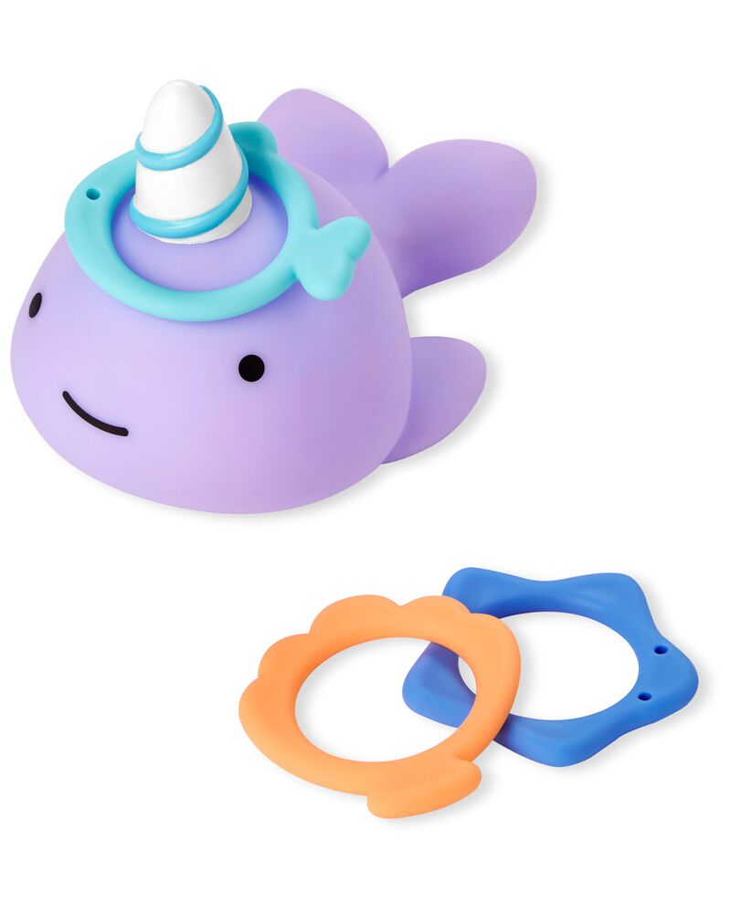 Skip Hop ZOO® Narwhal Ring Toss Baby Bath Toy