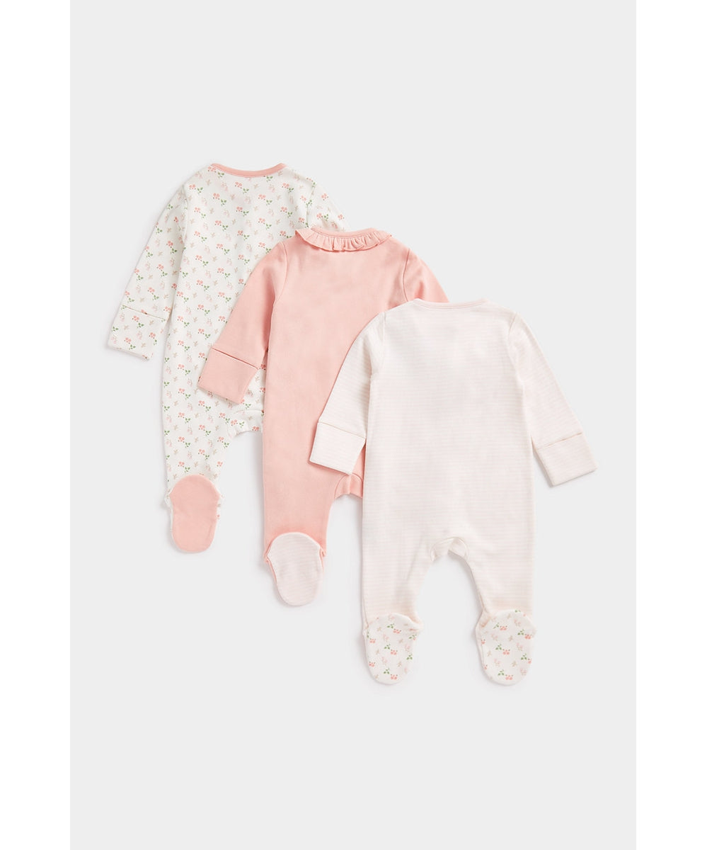 My First Sleepsuit - 3 pack