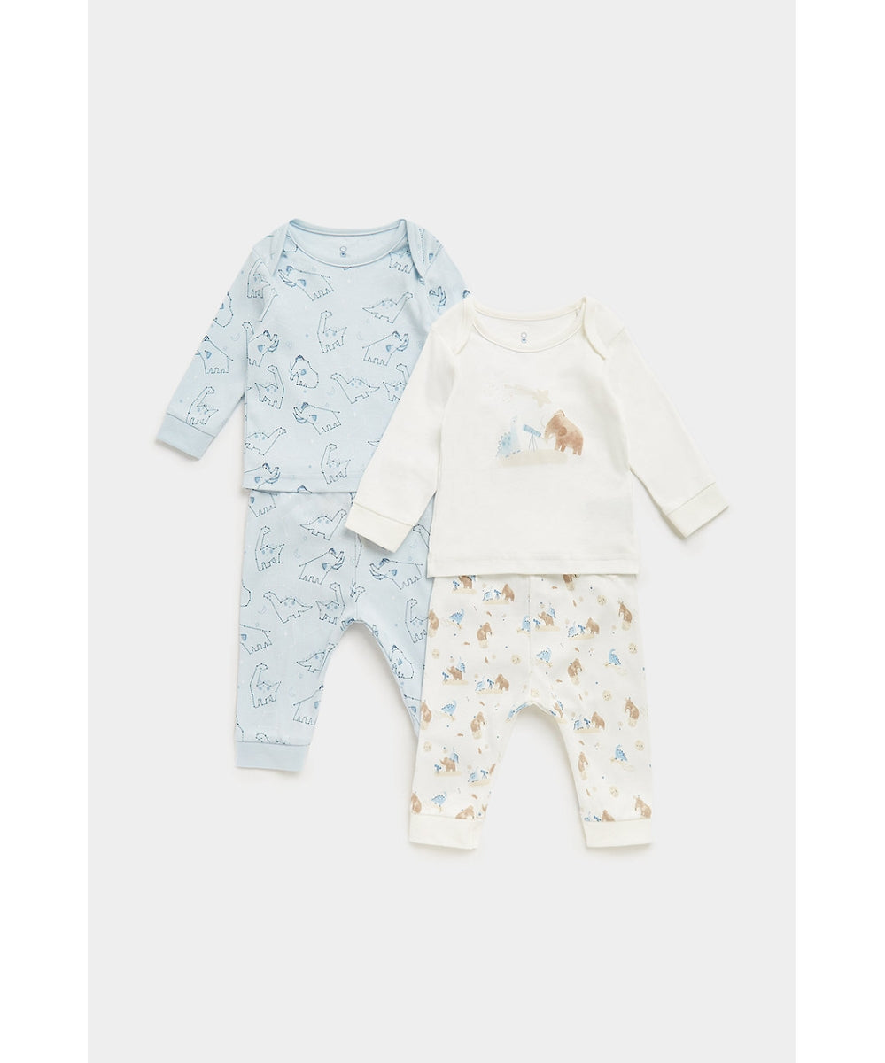 Mothercare Dinosaur Baby Pyjamas – 2 Pack