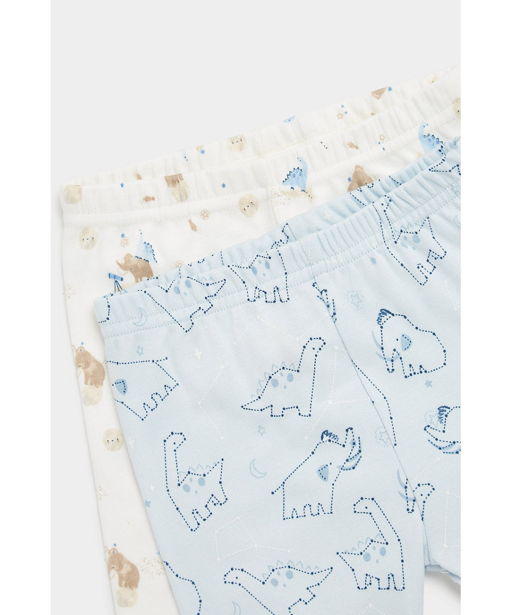 Mothercare Dinosaur Baby Pyjamas – 2 Pack