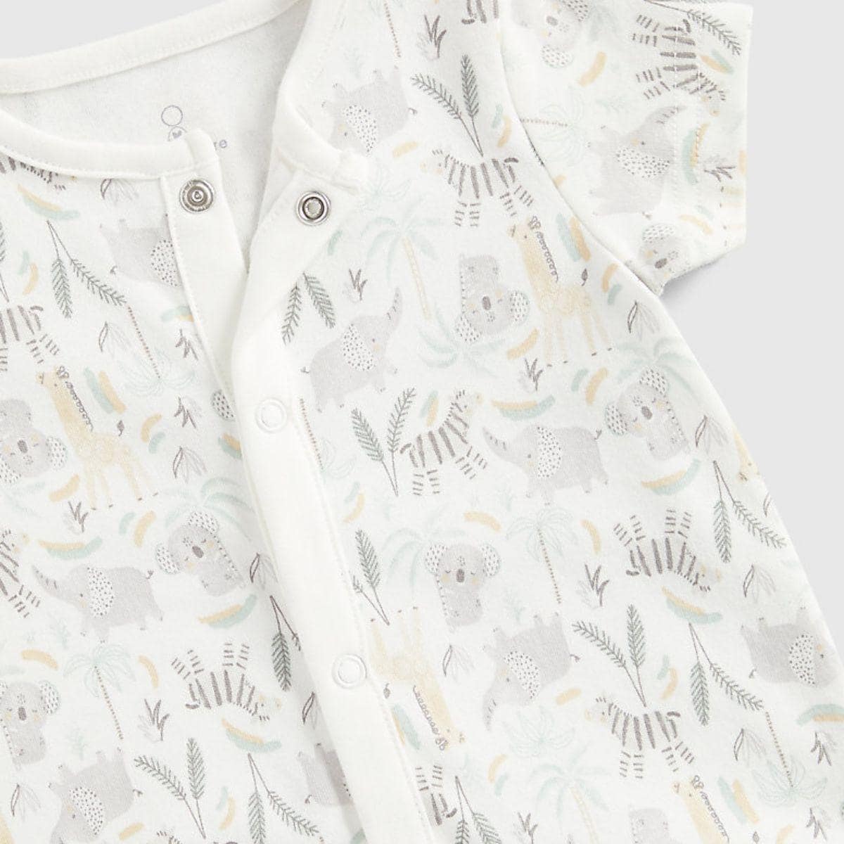 Mothercare Baby Unisex Safari Rompers - 2 Pack
