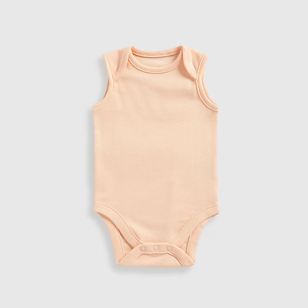 Baby Girl Safari Sleeveless Bodysuits - 5 Pack