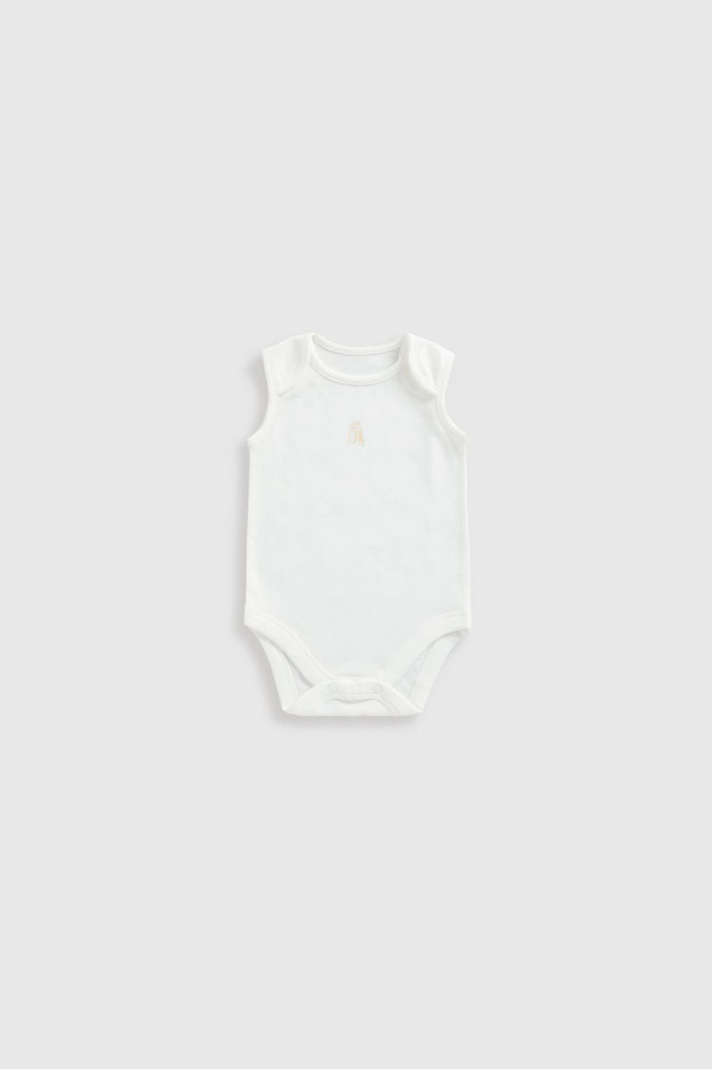 Baby Bodysuit Set Sleeveless Multicolour 5pcs