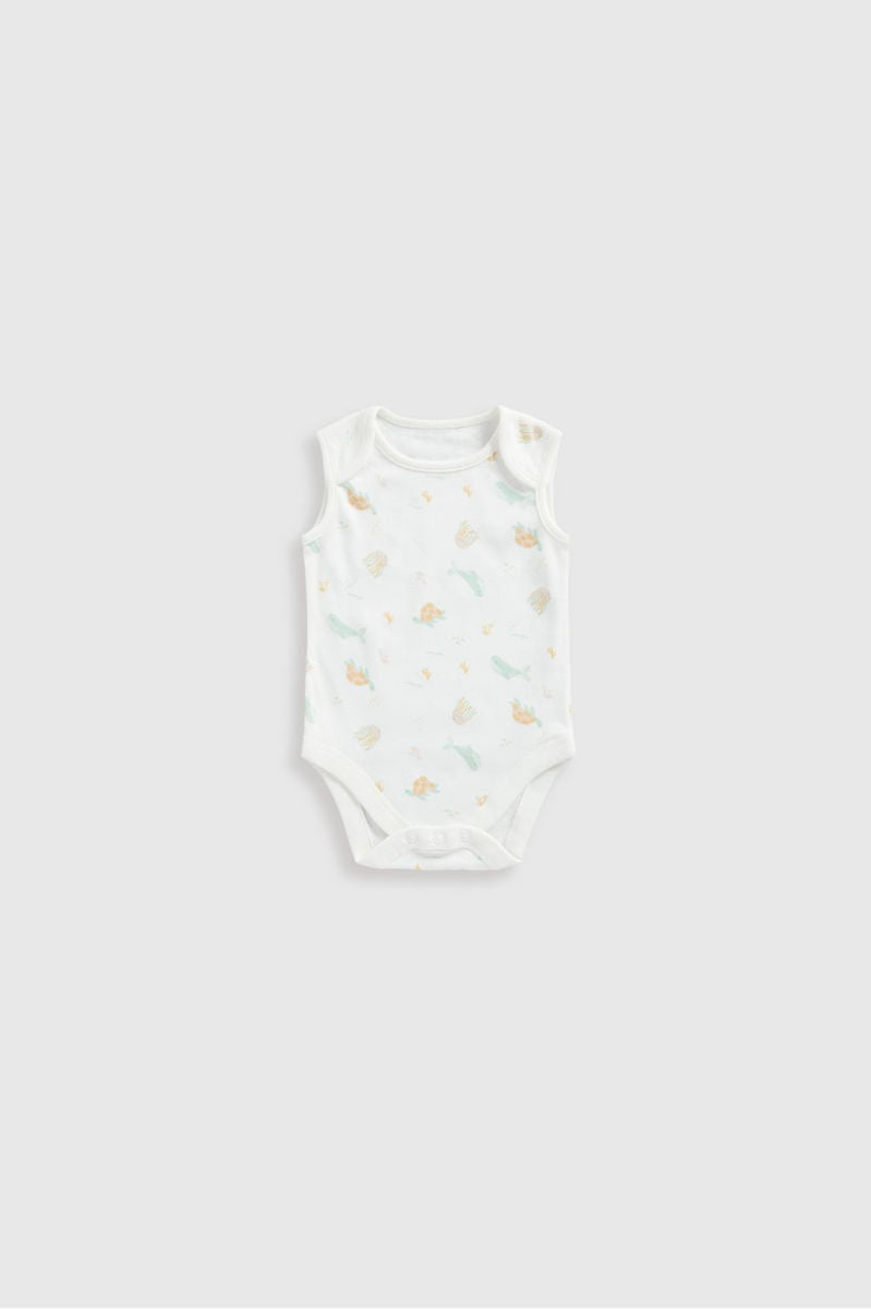 Baby Bodysuit Set Sleeveless Multicolour 5pcs