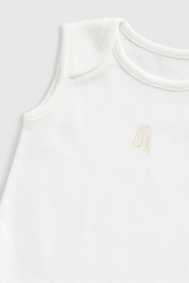 Baby Bodysuit Set Sleeveless Multicolour 5pcs