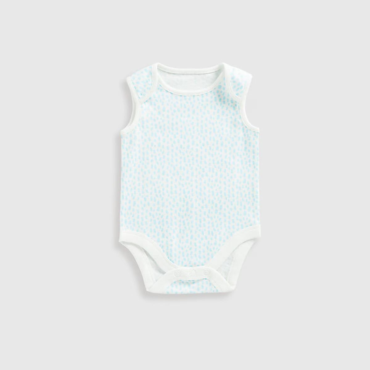Baby Boy Sleeveless Zebra Bodysuits - 5 Pack