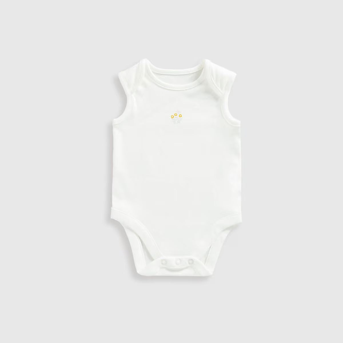Baby Girl Sleeveless Wild Flower Bodysuits - 5 Pack