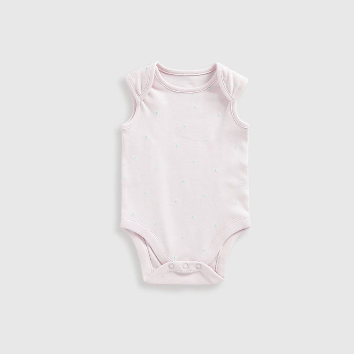 Baby Girl Sleeveless Wild Flower Bodysuits - 5 Pack