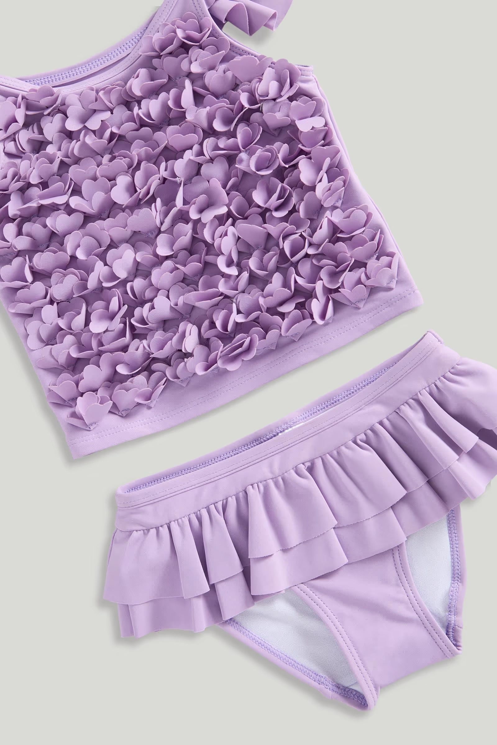 Mothercare Girls Flower Frill Tankini