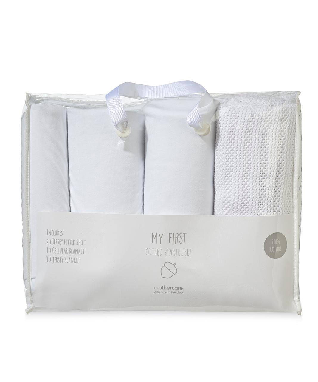 Mothercare Cot Bed Starter Set - White