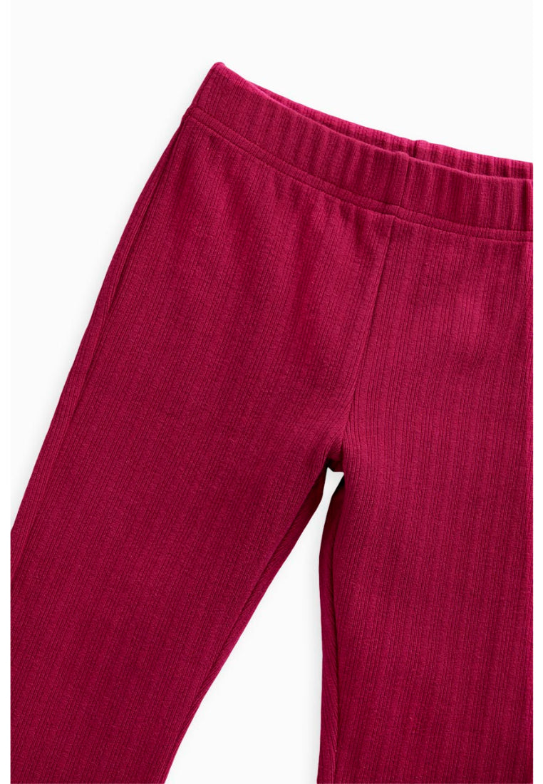 Berry Quilted Sweat Top and Leggings Set