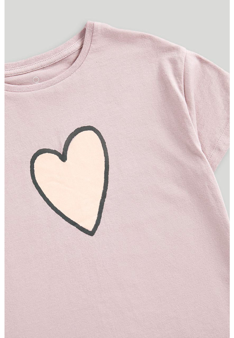 Pink T-Shirt and Shorts Set