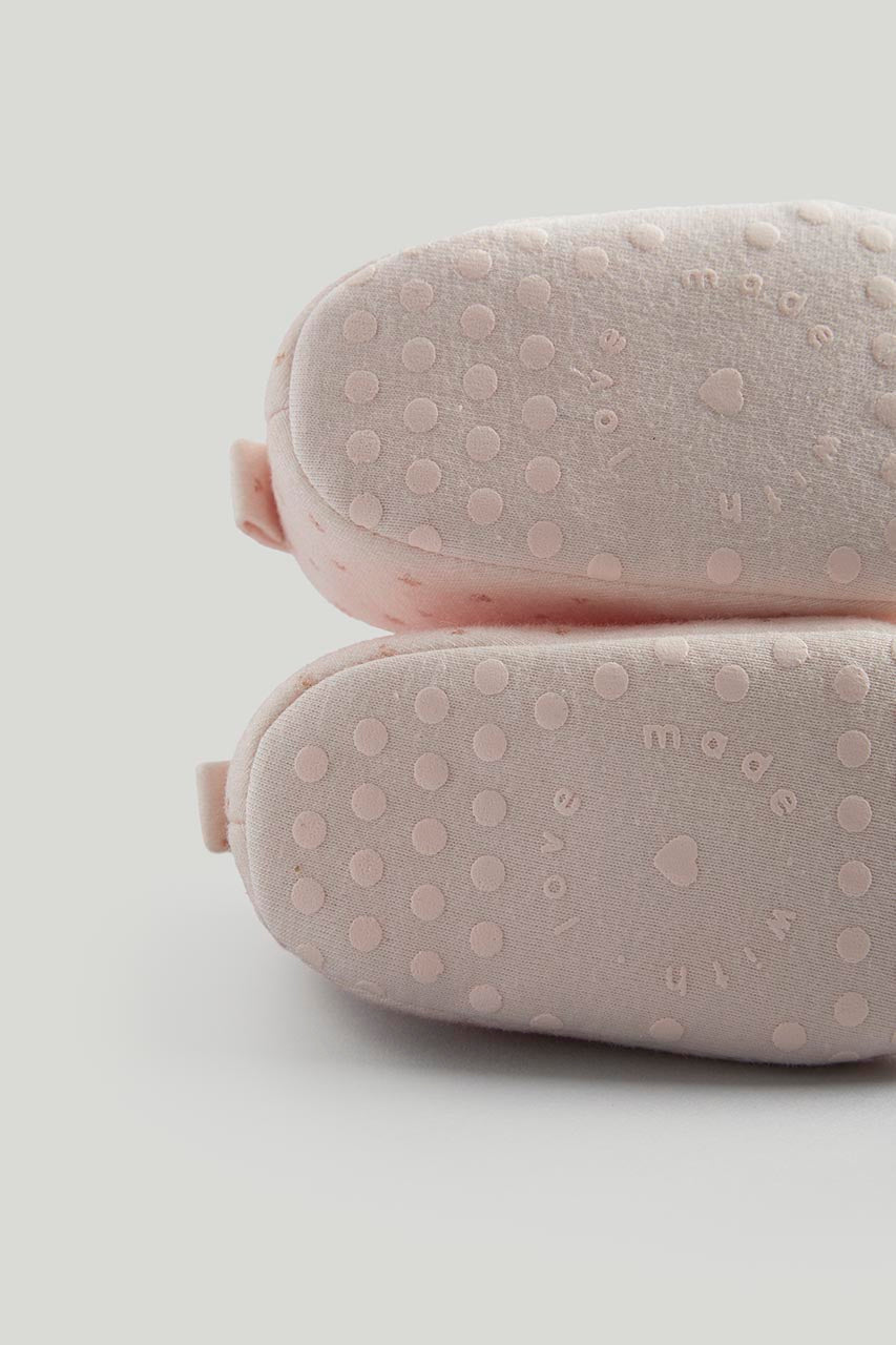 Bunny Rattle Sock-Top Booties