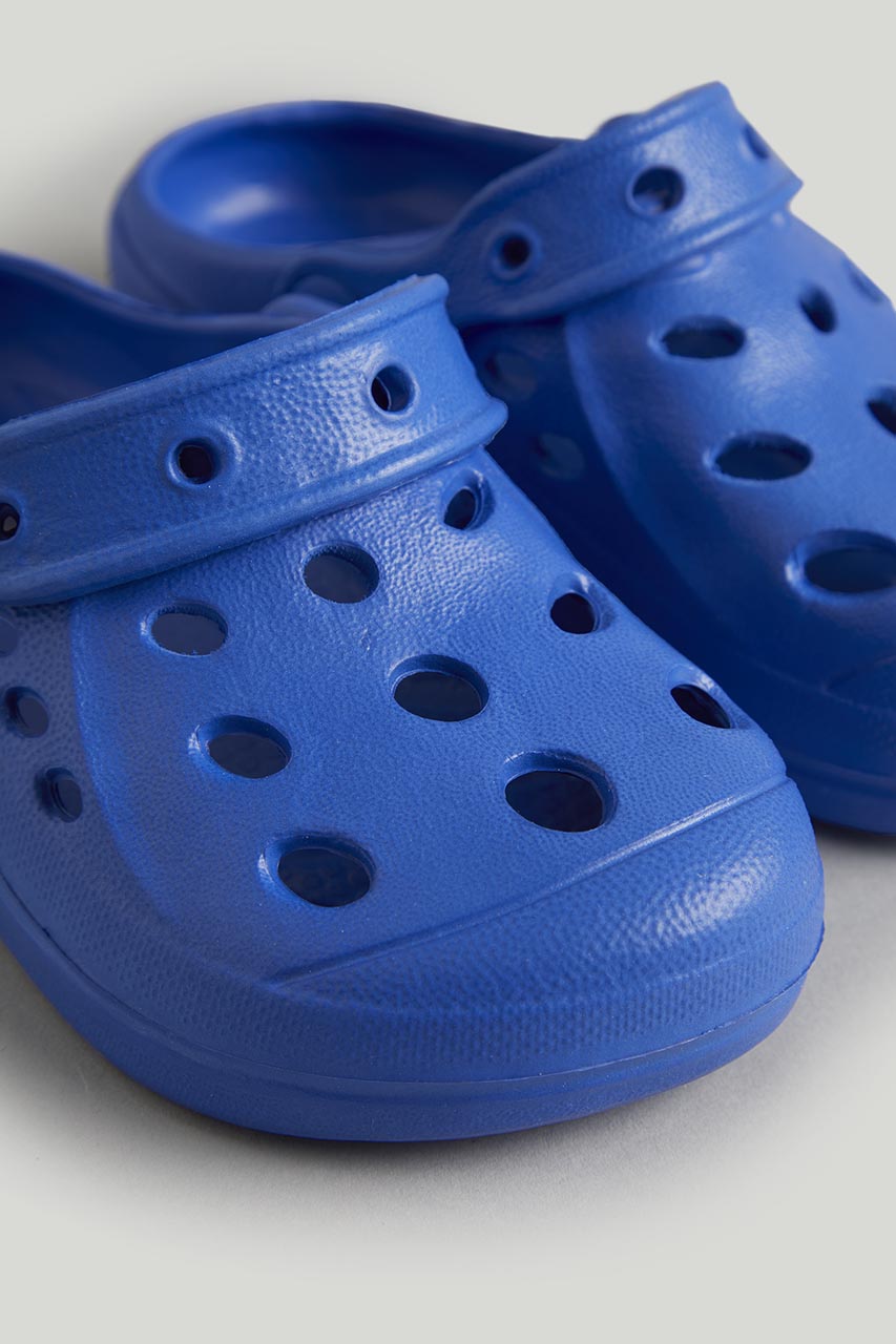 Blue and Orange Clogs