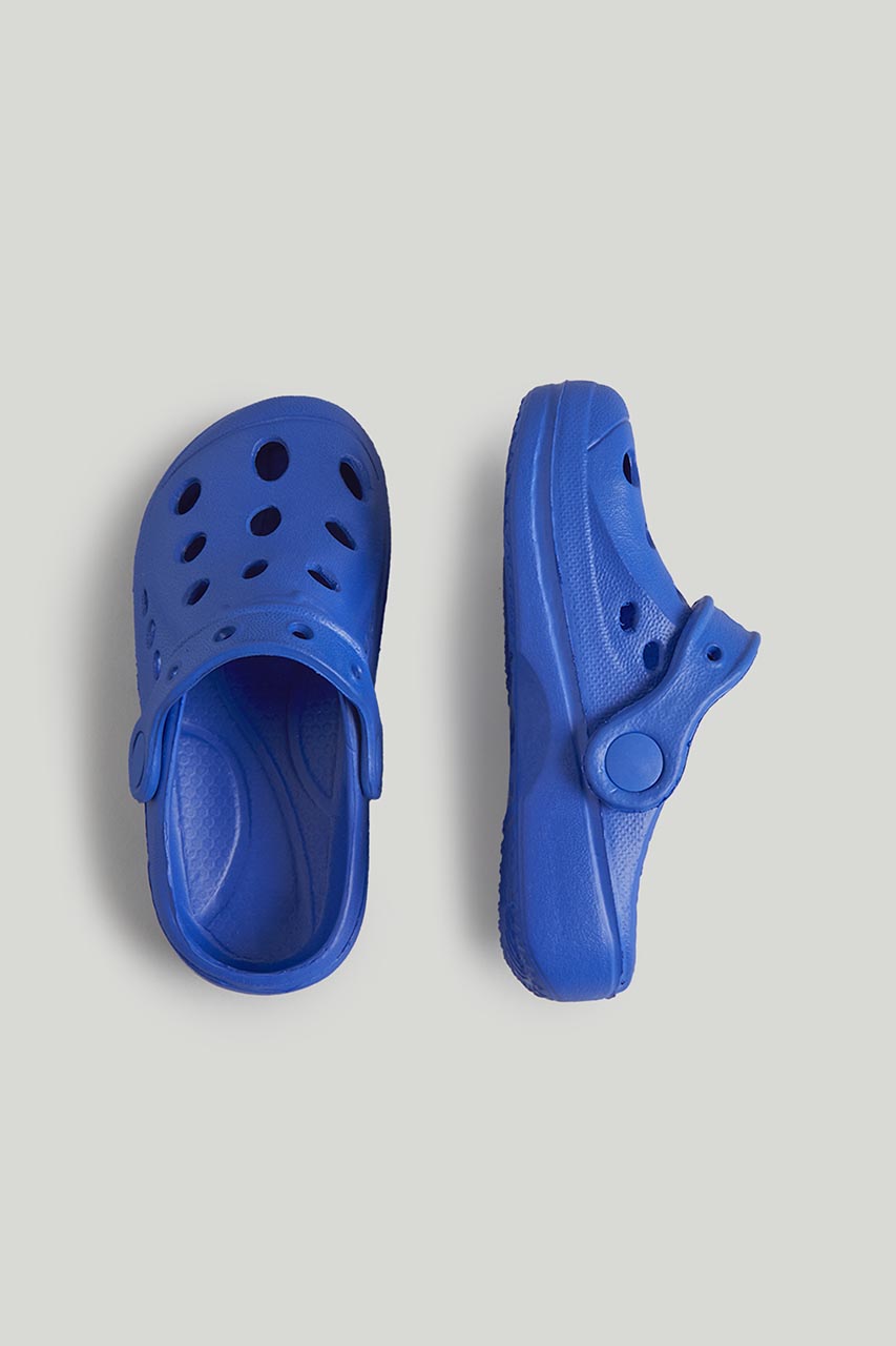 Blue and Orange Clogs