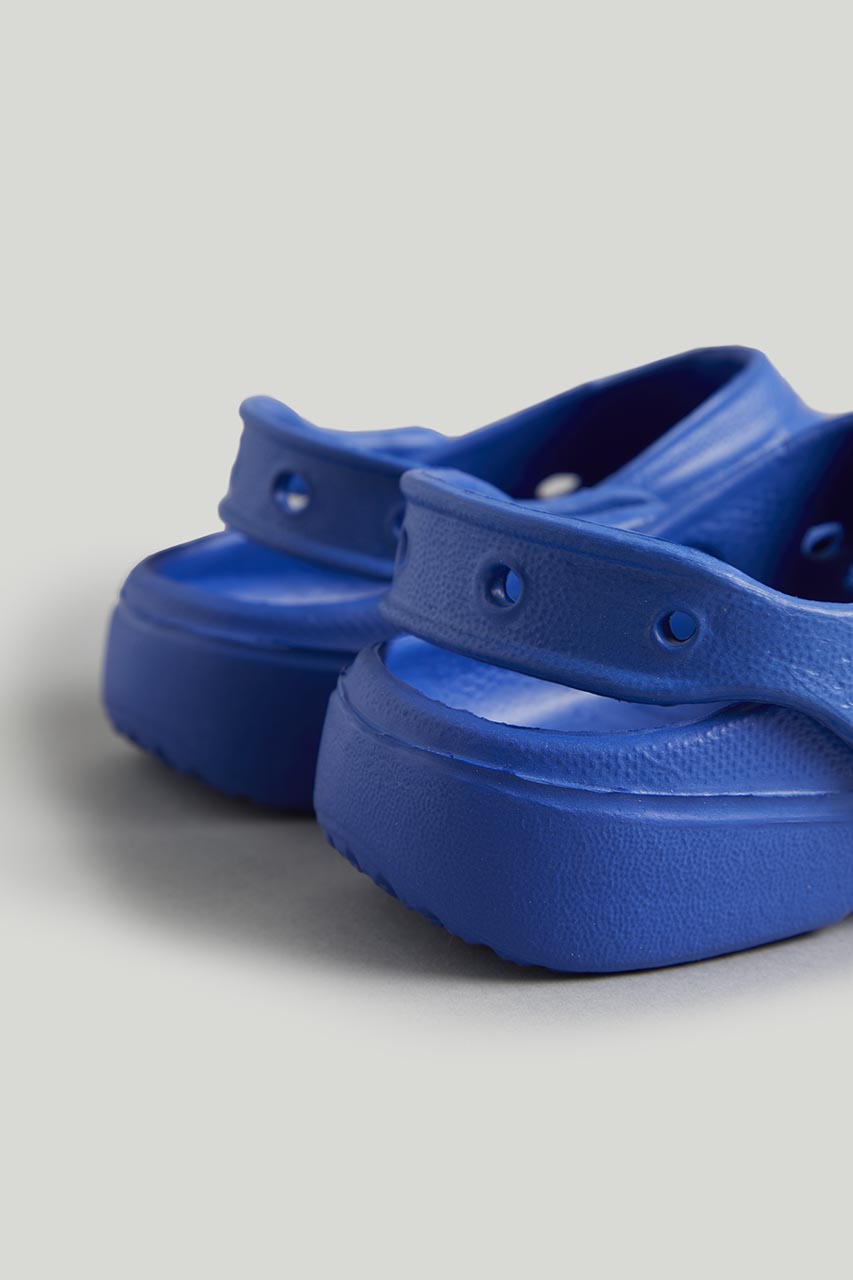 Blue and Orange Clogs