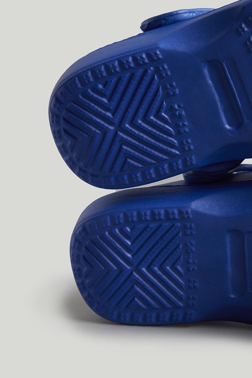 Blue and Orange Clogs