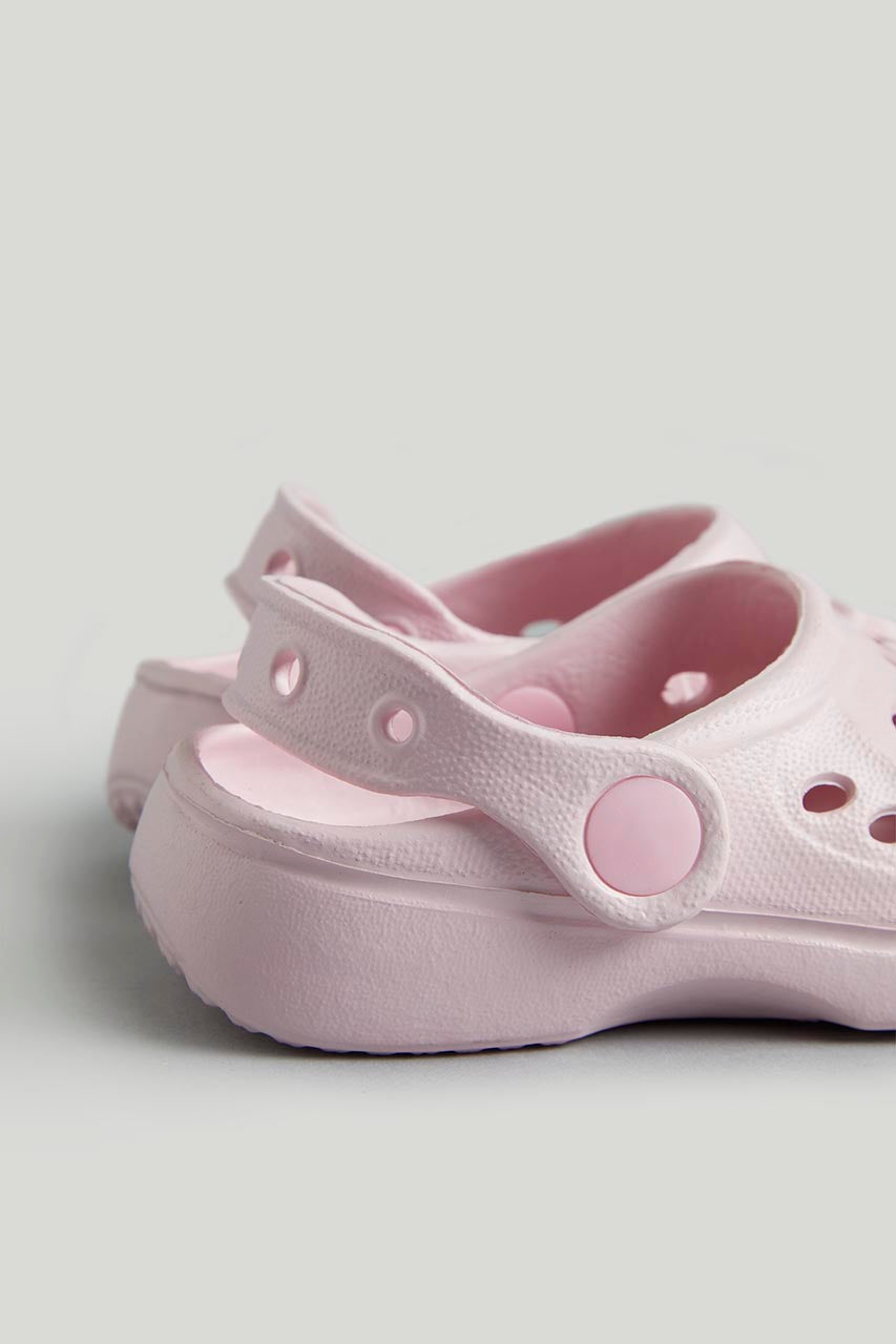 Pink Floral Clogs