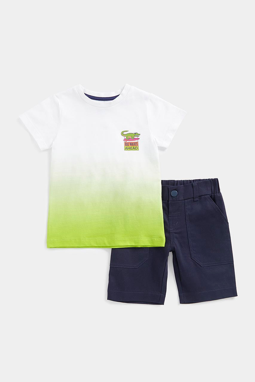 Big Waves T-Shirt And Shorts Set