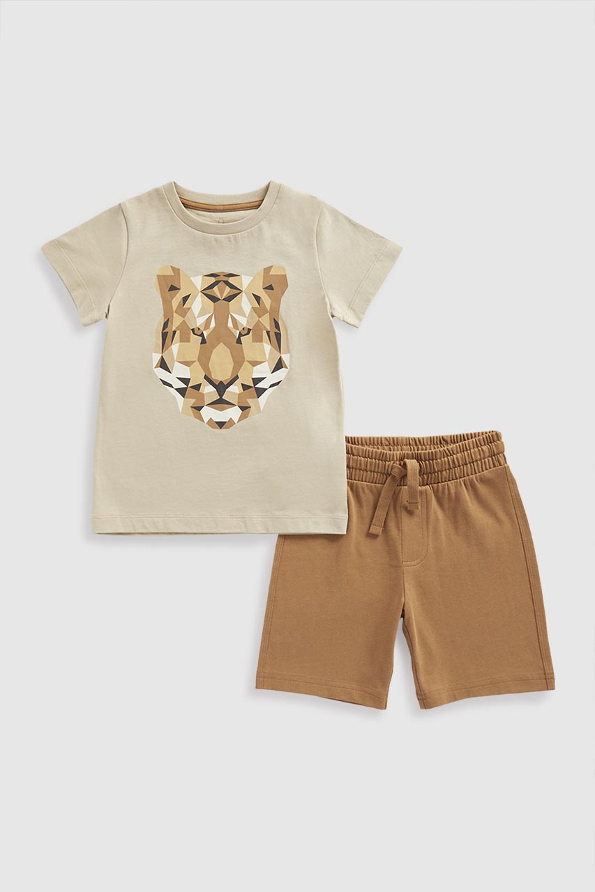 Tiger T-Shirt and Shorts Set