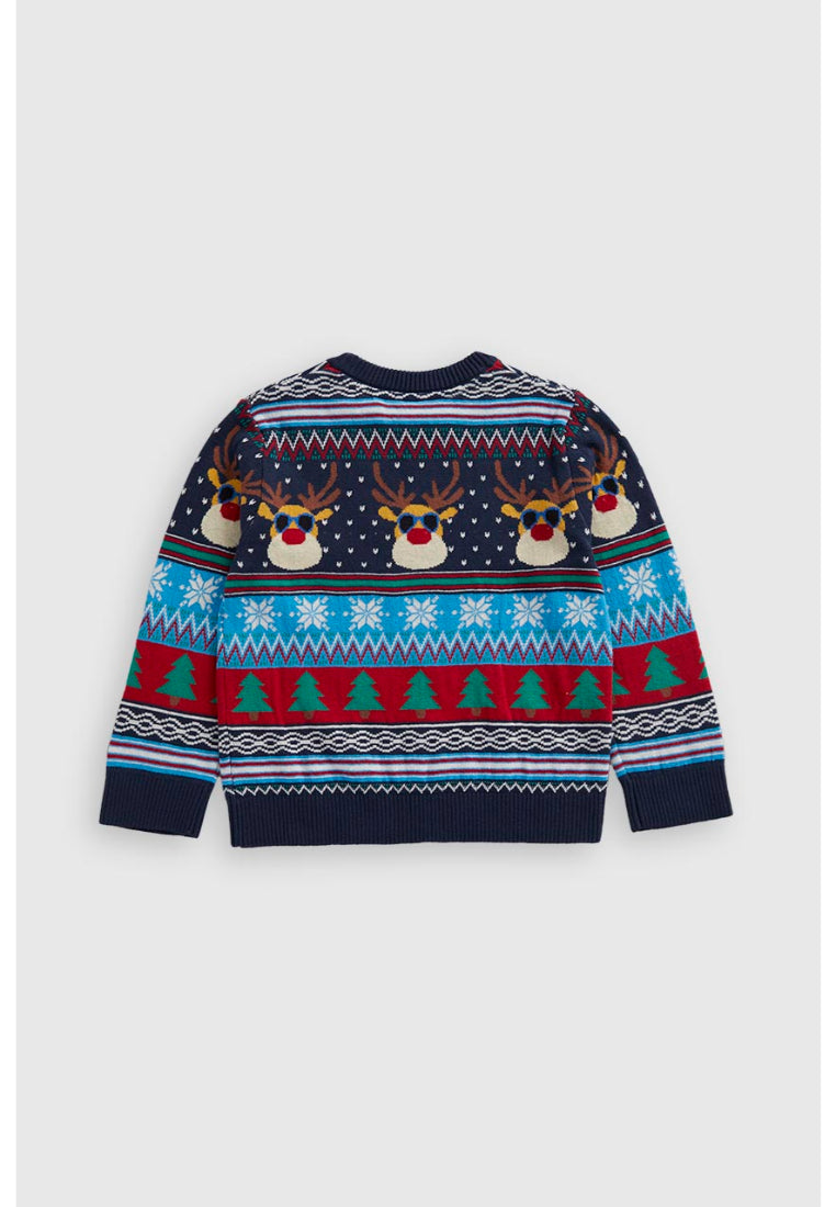 Festive Fair Isle Knitted Jumper