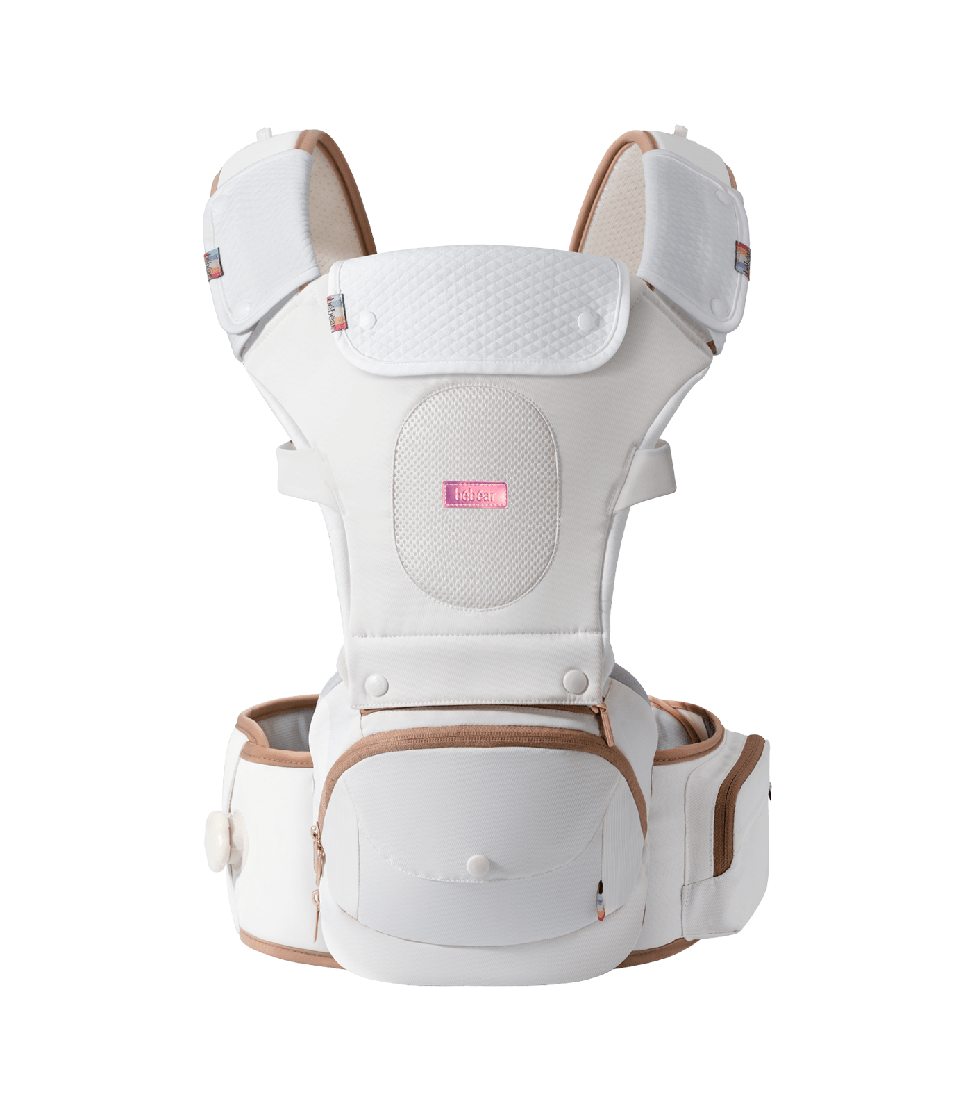 Bebear aX Aero Pro Foldable Aluminum Hip Seat Carrier (Pearl White ...