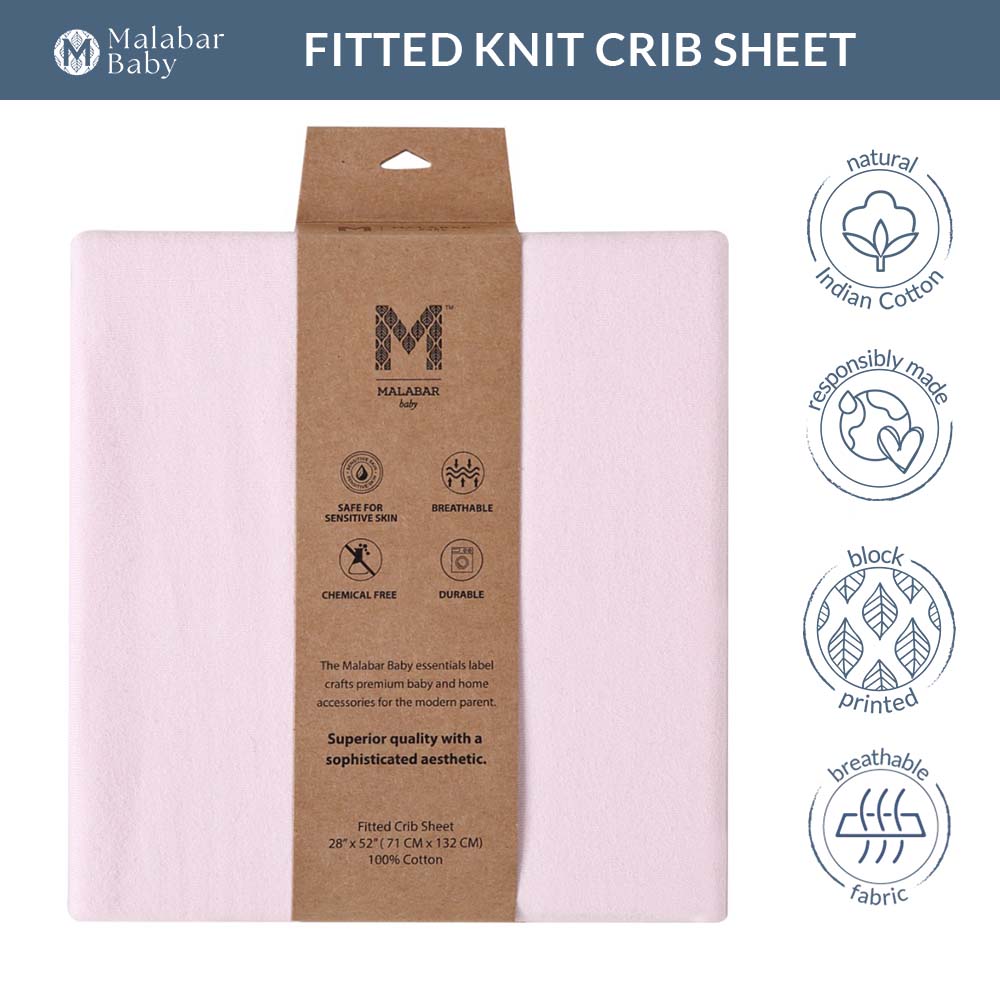 Malabar Baby Fitted Knit Crib Sheet