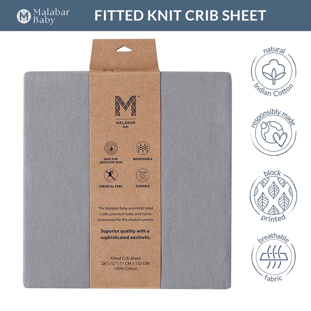 Malabar Baby Fitted Knit Crib Sheet