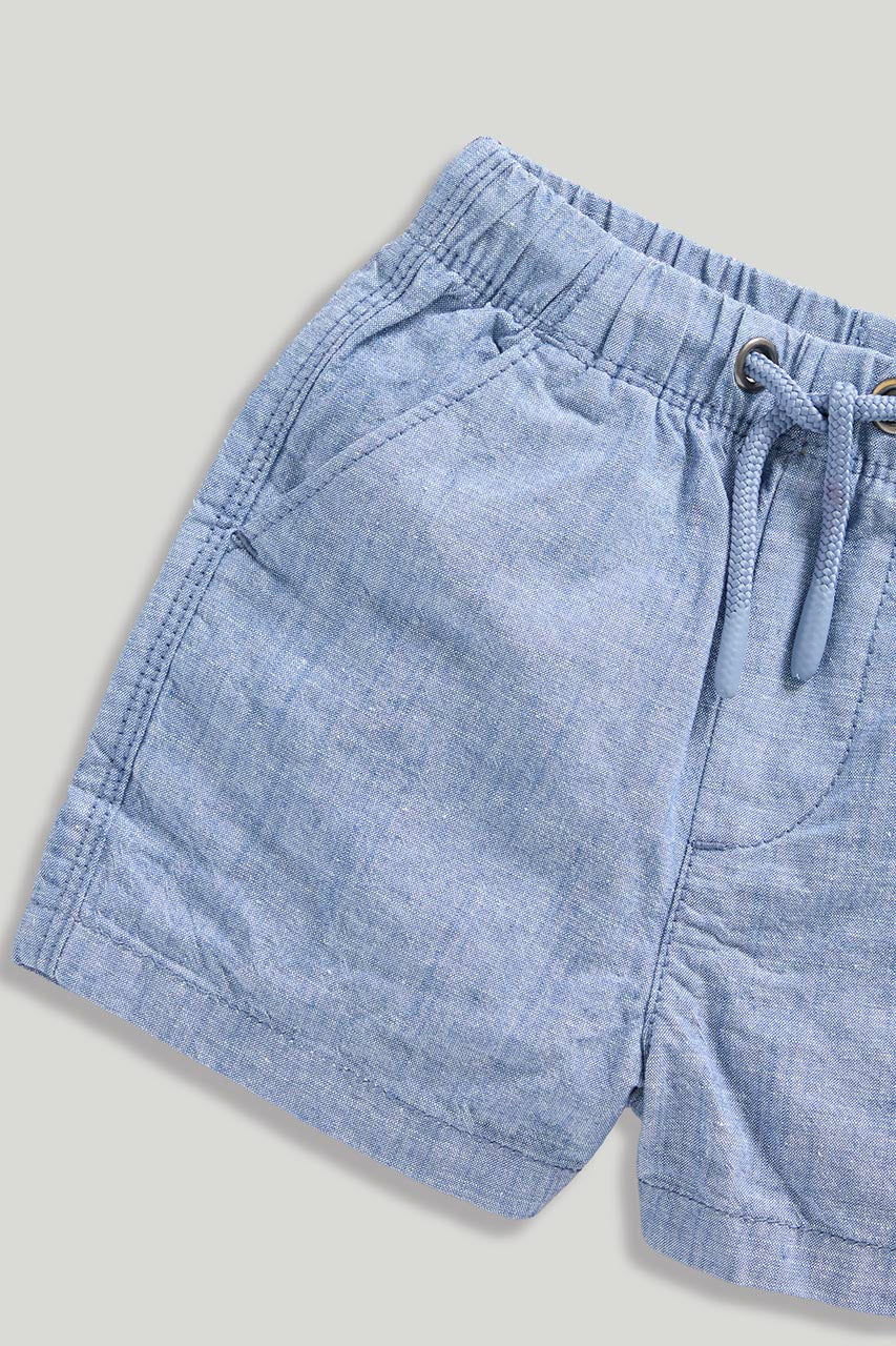 Chambray Shorts