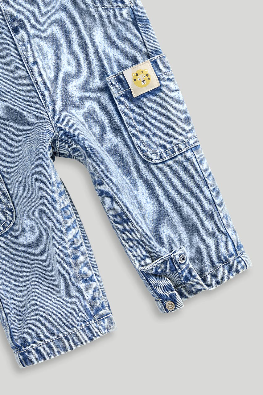 Denim Dungarees and T-Shirt Set