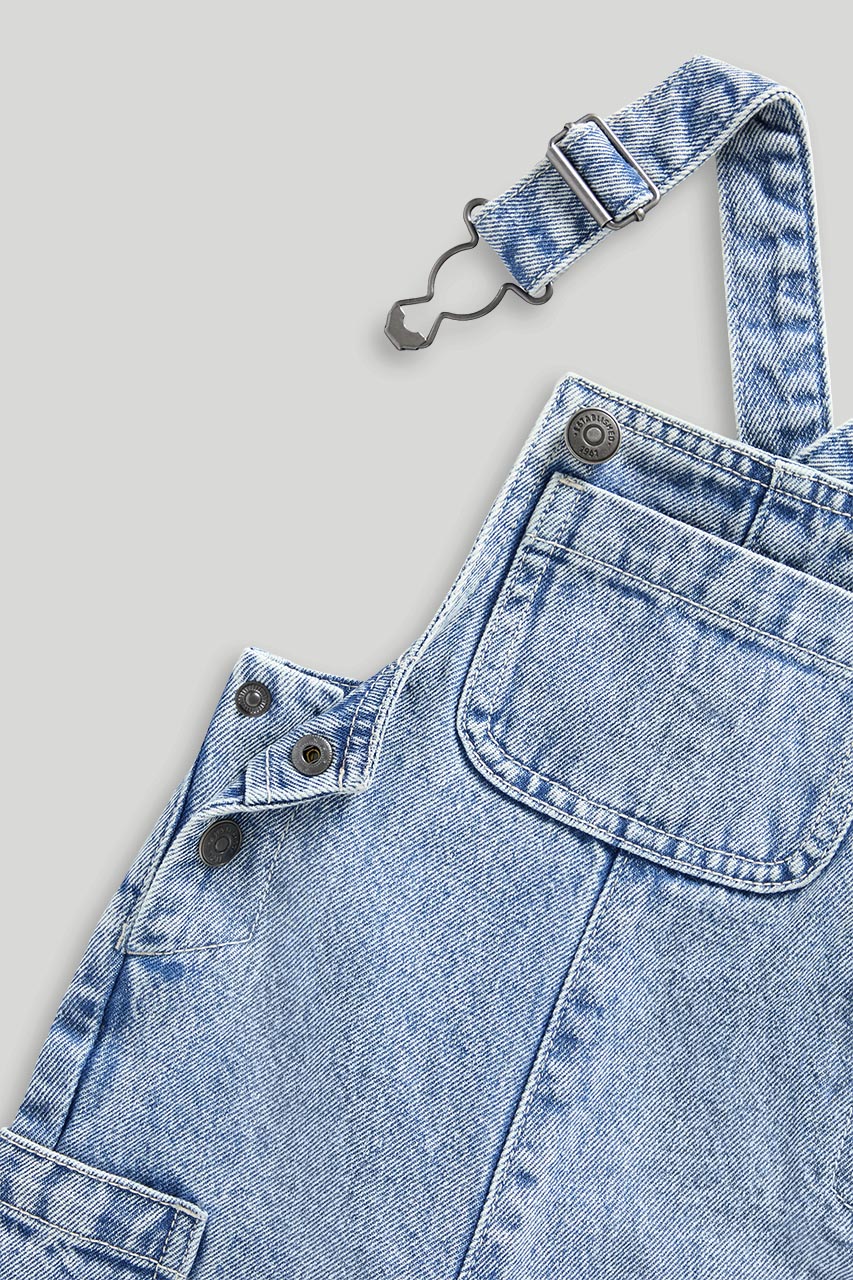 Denim Dungarees and T-Shirt Set