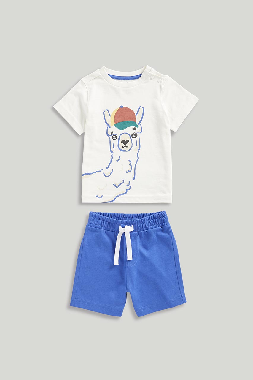 Llama T-Shirt and Shorts Set
