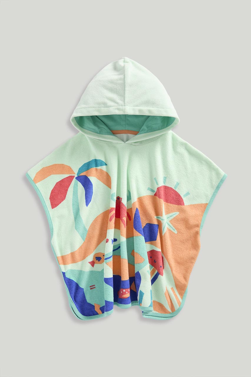 Seaside Towelling Poncho