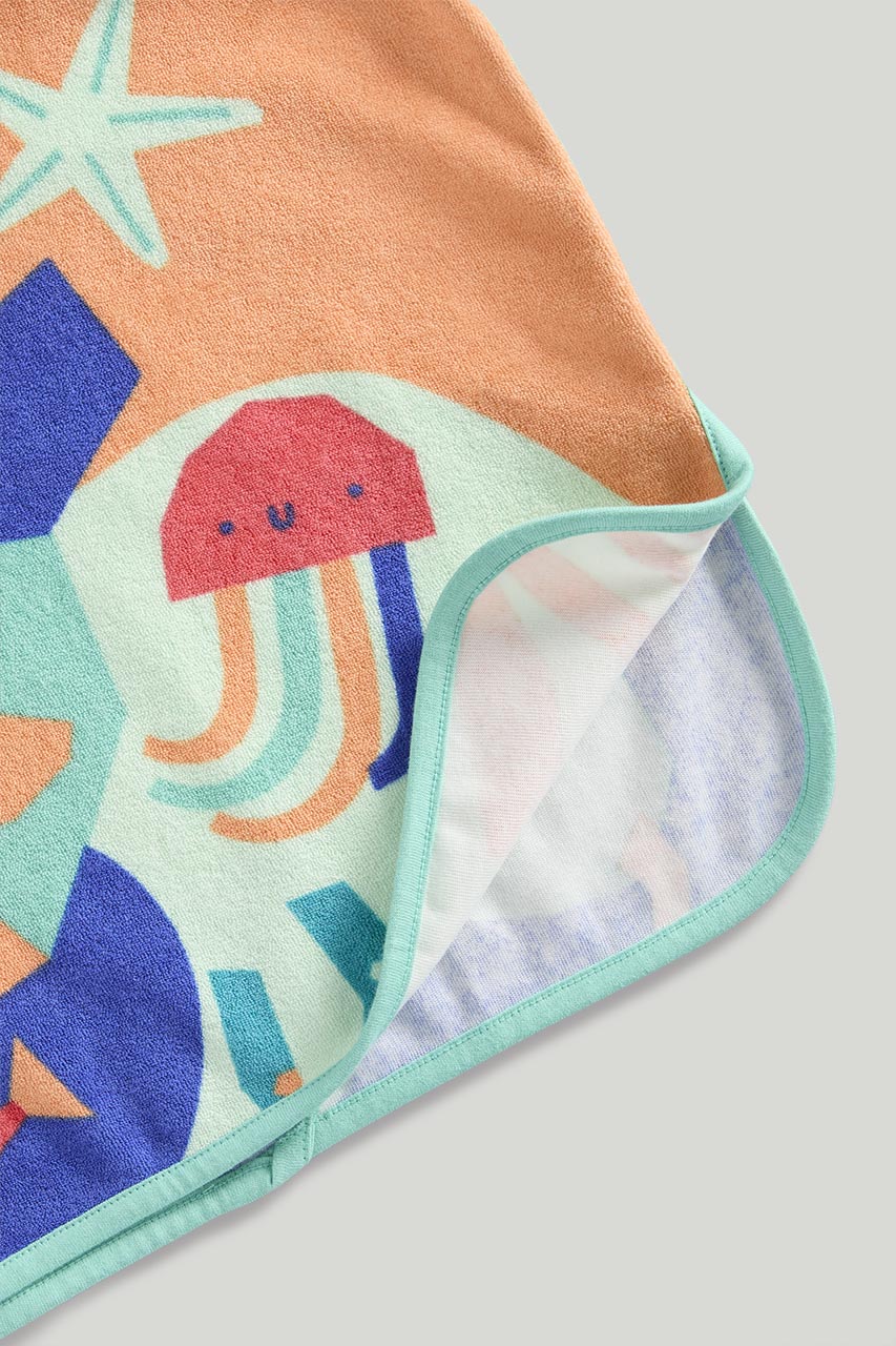 Seaside Towelling Poncho