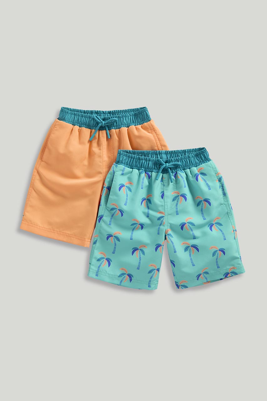 Neon Swim Shorts - 2 Pack