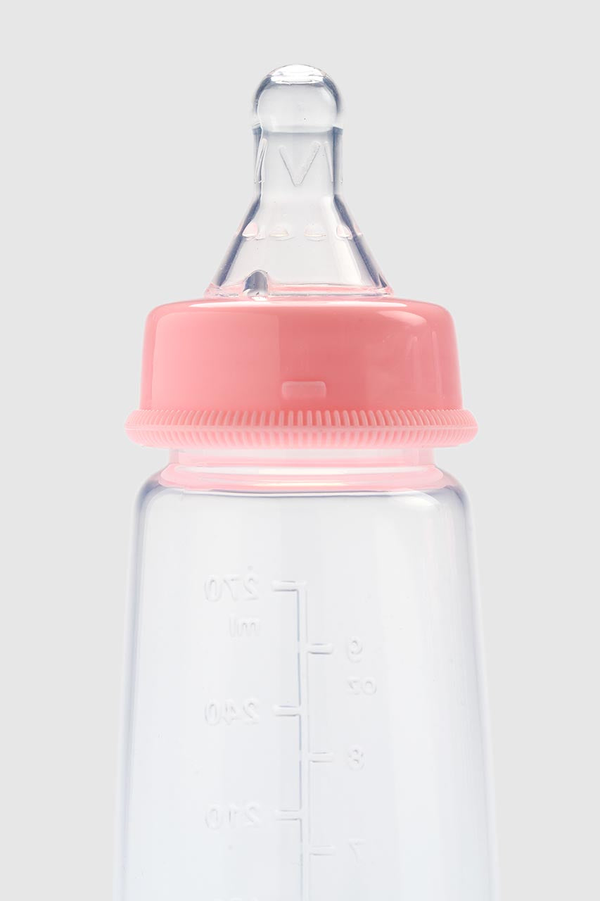 Mothercare Narrow Neck Bottles, Pink Animal 3-pack