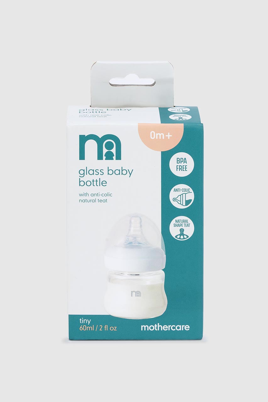 Mothercare Single Wide-Neck Glass Bottle 60ml