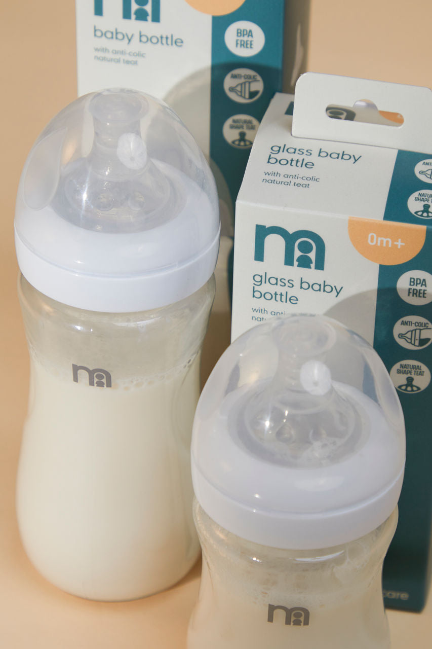 Mothercare Single Wide-Neck Glass Bottle 160ml