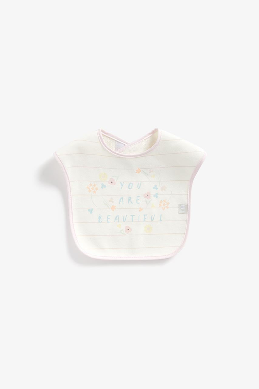 Mothercare Flutterby Toddler Bibs - 3 Pack