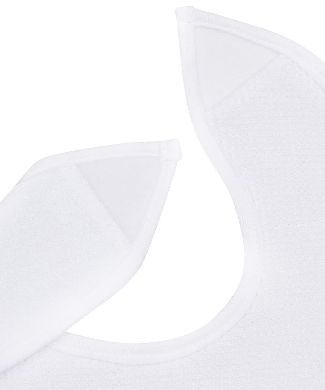 Mothercare Waffle/Terry Reversible Bibs - 3 Pack