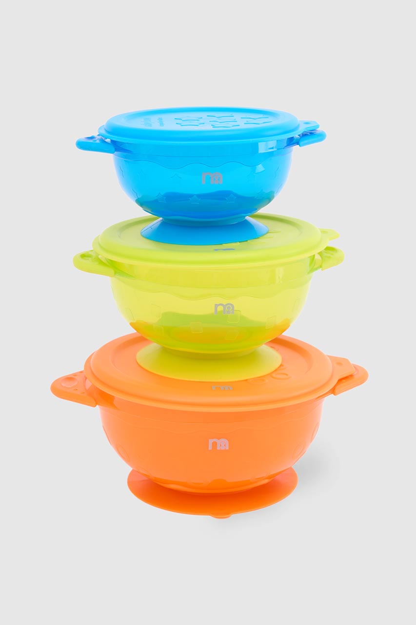 Mothercare Suction Bowls - 3 Pack