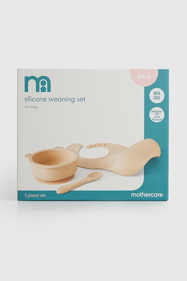 Mothercare First Stage 3-Piece Weaning Set - Beige