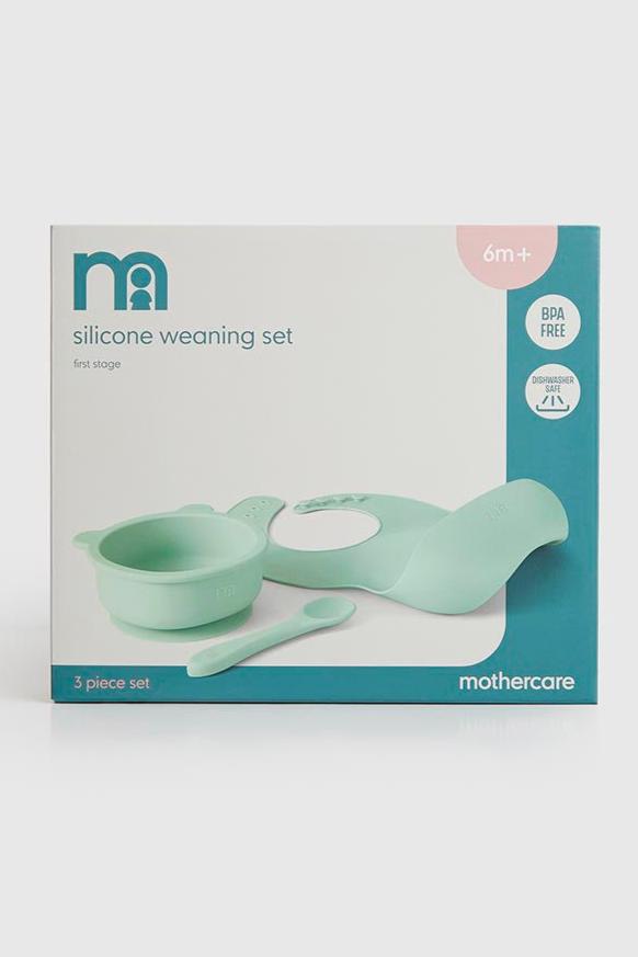 Mothercare First Stage 3-Piece Weaning Set - Mint