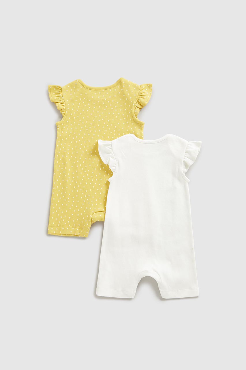 Safari Rompers - 2 Pack