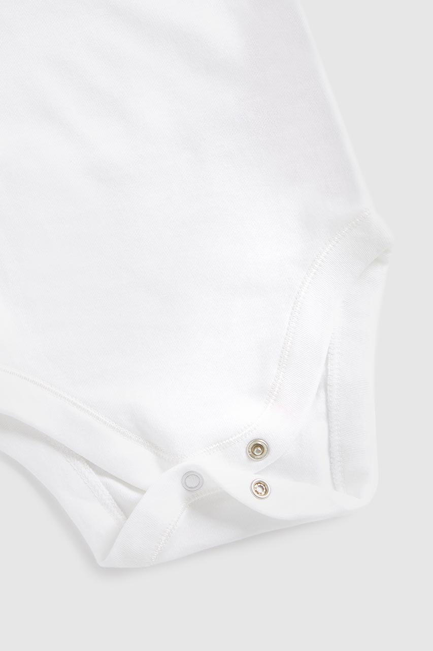 White Sleeveless Bodysuits - 3 Pack