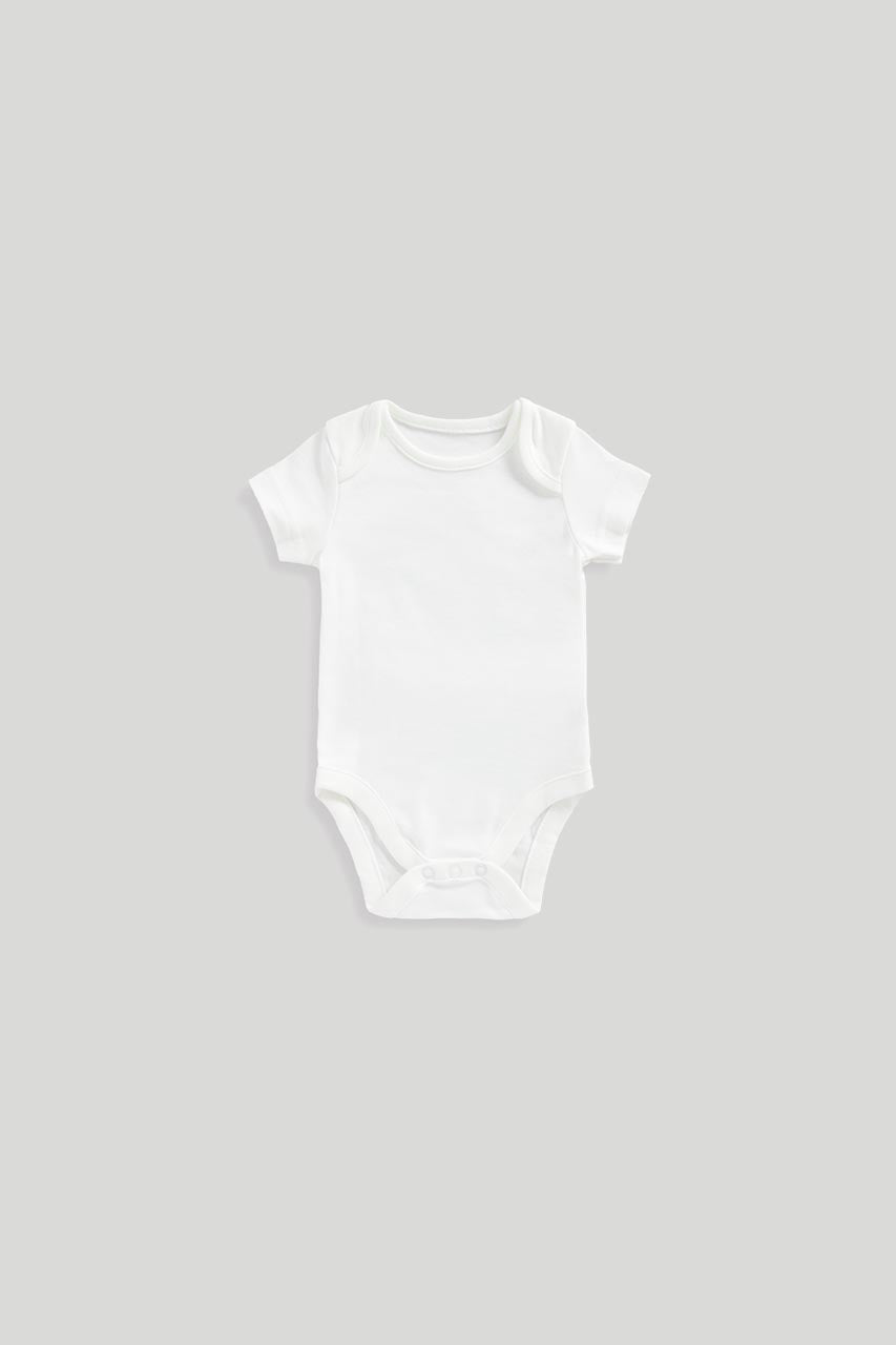 Short-Sleeved Bodysuits - 5 Pack