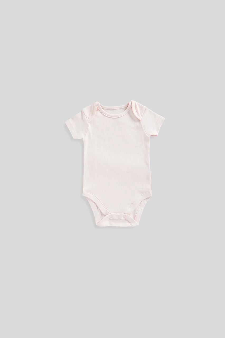 Short-Sleeved Bodysuits - 5 Pack
