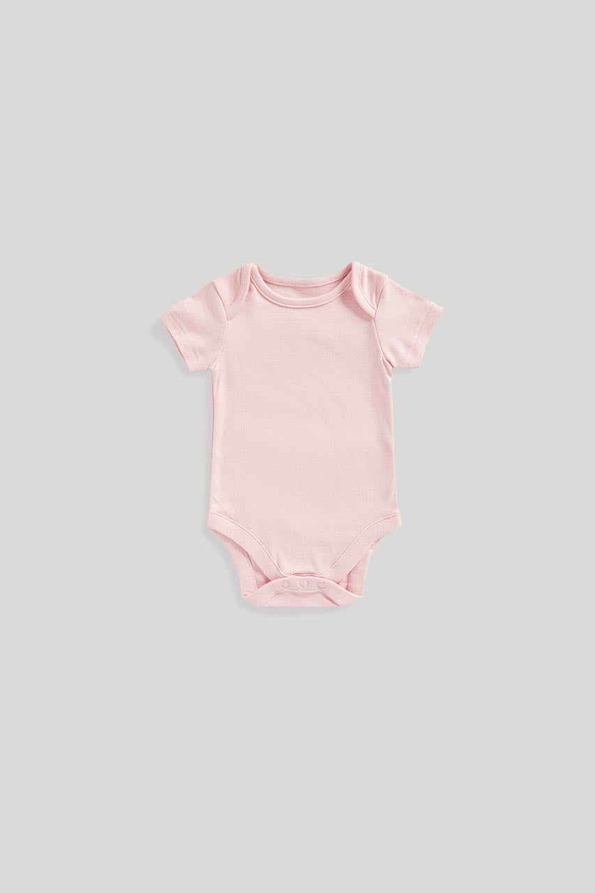 Short-Sleeved Bodysuits - 5 Pack